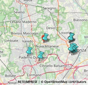 Mappa Via Marzabotto, 20834 Nova Milanese MB, Italia (4.26)