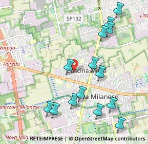 Mappa Via Marzabotto, 20834 Nova Milanese MB, Italia (1.14143)