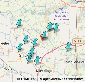 Mappa Via G. Taliercio, 31059 Zero Branco TV, Italia (3.41385)