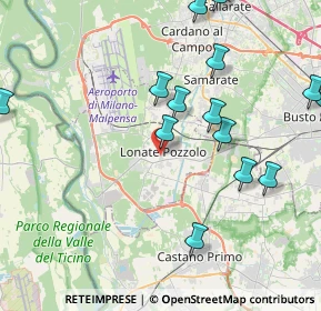 Mappa Via Sant'Antonino, 21015 Lonate Pozzolo VA, Italia (5.736)