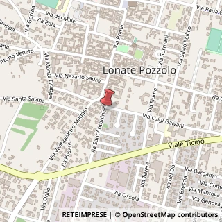 Mappa Via S. Antonino, 5, 21015 Lonate Pozzolo, Varese (Lombardia)