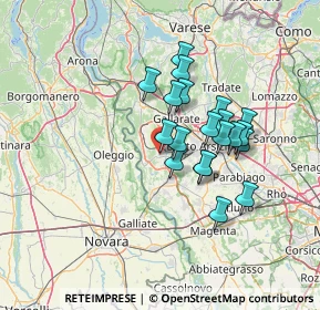 Mappa Via Sant'Antonino, 21015 Lonate Pozzolo VA, Italia (11.0645)