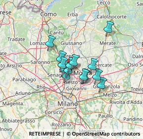 Mappa Via Messina, 20834 Nova Milanese MB, Italia (8.235)