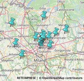 Mappa Via Messina, 20834 Nova Milanese MB, Italia (10.07)