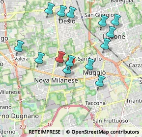 Mappa Via Messina, 20834 Nova Milanese MB, Italia (1.97714)