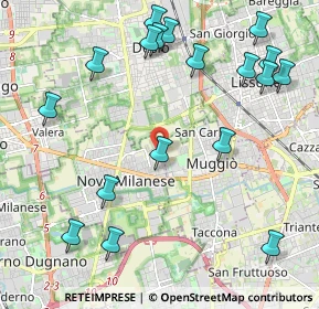 Mappa Via Messina, 20834 Nova Milanese MB, Italia (2.56)