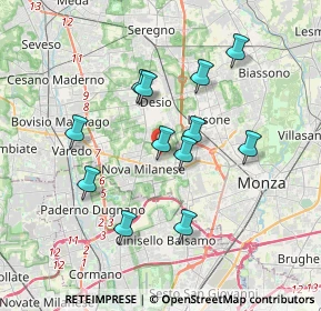 Mappa Via Messina, 20834 Nova Milanese MB, Italia (3.23583)