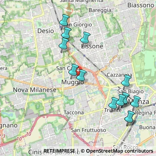 Mappa Via Cristoforo Colombo, 20835 Muggiò MB, Italia (2.42857)