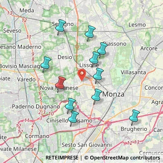 Mappa Via Cristoforo Colombo, 20835 Muggiò MB, Italia (3.75273)