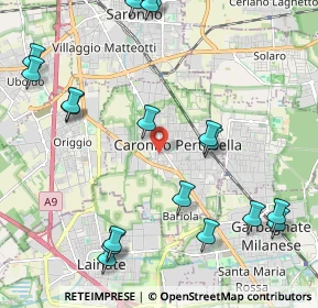 Mappa Via N. Sauro, 21042 Caronno Pertusella VA, Italia (2.748)