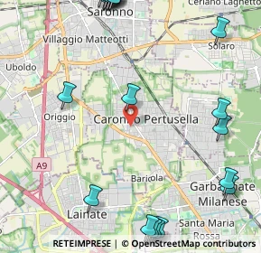 Mappa Via N. Sauro, 21042 Caronno Pertusella VA, Italia (3.1645)