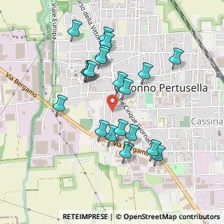 Mappa Via N. Sauro, 21042 Caronno Pertusella VA, Italia (0.448)