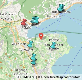 Mappa Via dei Lauri, 25010 San felice del Benaco BS, Italia (2.08667)