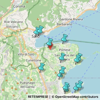 Mappa Via dei Lauri, 25010 San felice del Benaco BS, Italia (2.48)