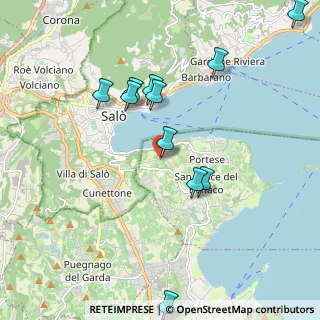 Mappa Via dei Lauri, 25010 San felice del Benaco BS, Italia (2.07273)