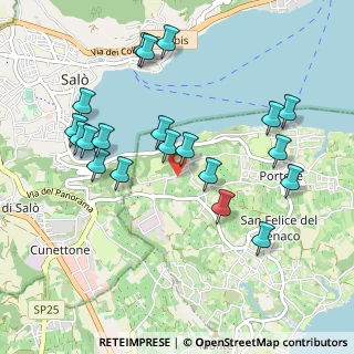 Mappa Via dei Lauri, 25010 San felice del Benaco BS, Italia (1.023)