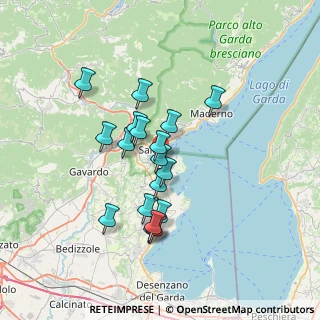 Mappa Via dei Lauri, 25010 San felice del Benaco BS, Italia (5.80222)