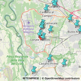 Mappa Via Fiume, 21015 Lonate Pozzolo VA, Italia (5.25563)