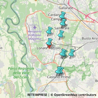 Mappa Via Fiume, 21015 Lonate Pozzolo VA, Italia (3.48)