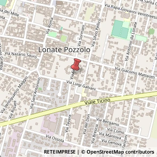 Mappa Via Fiume, 8, 21015 Lonate Pozzolo, Varese (Lombardia)