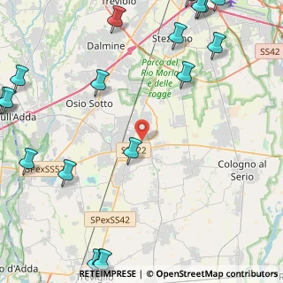 Mappa Cascina Martina, 24049 Verdello BG, Italia (7.217)