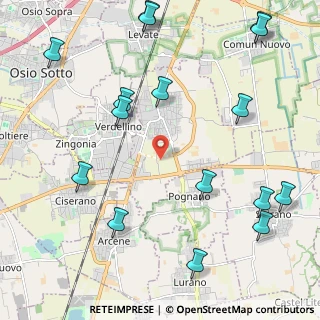 Mappa Cascina Martina, 24049 Verdello BG, Italia (2.81313)