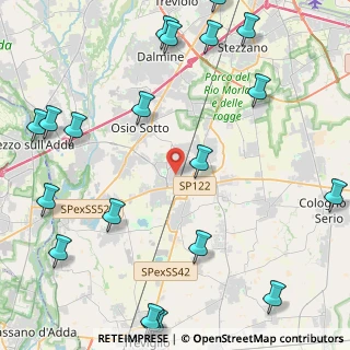 Mappa Via Stoccolma, 24040 Verdellino BG, Italia (6.253)