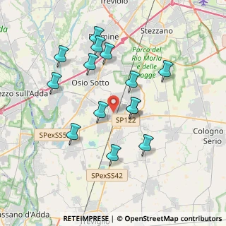 Mappa Via Stoccolma, 24040 Verdellino BG, Italia (3.53071)