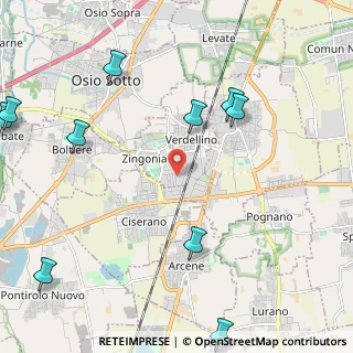Mappa Via Stoccolma, 24040 Verdellino BG, Italia (3.10545)