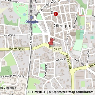 Mappa Via Papa Giovanni Paolo II, 19, 28047 Oleggio, Novara (Piemonte)