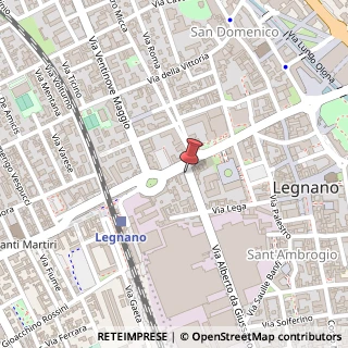 Mappa Via Alberto da Giussano, 4, 20025 Legnano, Milano (Lombardia)