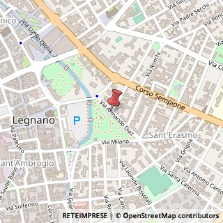 Mappa Via Gerolamo Savonarola,  3, 20025 Legnano, Milano (Lombardia)