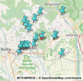 Mappa Via Roma, 13866 Masserano BI, Italia (7.03947)