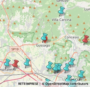 Mappa Via Larga, 25064 Gussago BS, Italia (6.851)