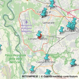 Mappa Via Fabio Filzi, 21015 Lonate Pozzolo VA, Italia (6.7945)