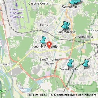 Mappa Via Fabio Filzi, 21015 Lonate Pozzolo VA, Italia (3.0175)