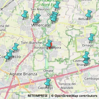 Mappa Via Guglielmo Marconi, 20875 Burago di Molgora MB, Italia (2.94688)