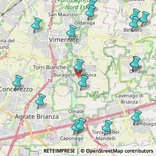 Mappa Via Guglielmo Marconi, 20875 Burago di Molgora MB, Italia (3.04529)