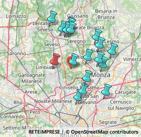 Mappa Via Alba, 20834 Nova Milanese MB, Italia (6.67211)