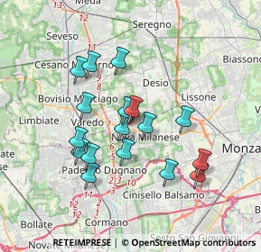 Mappa Via Alba, 20834 Nova Milanese MB, Italia (3.13176)