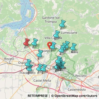 Mappa Via Stella, 25060 Cellatica BS, Italia (6.931)