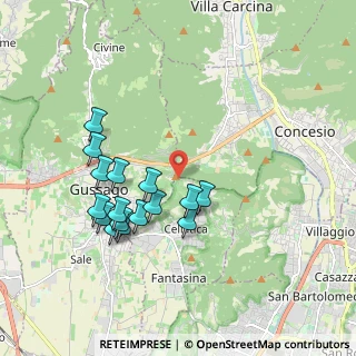 Mappa Via Stella, 25060 Cellatica BS, Italia (1.815)