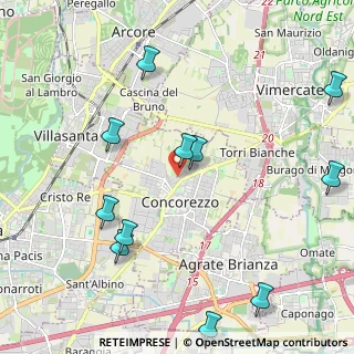 Mappa Via Giuseppe Ungaretti, 20863 Concorezzo MB, Italia (2.52)