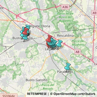 Mappa Via Curtatone, 20025 Legnano MI, Italia (3.10941)