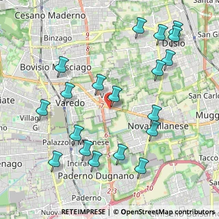 Mappa Via Torino, 20812 Varedo MB, Italia (2.35)