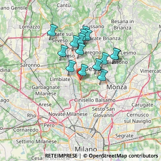 Mappa Via Torino, 20812 Varedo MB, Italia (5.91067)