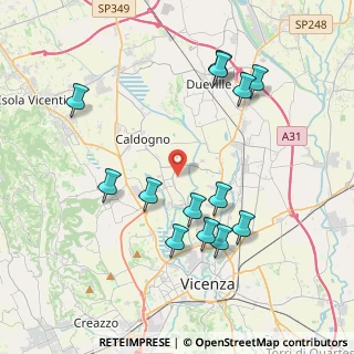 Mappa Via Delle Rose, 36030 Caldogno VI, Italia (4.07462)