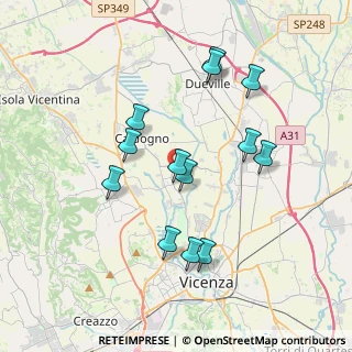 Mappa Via Delle Rose, 36030 Caldogno VI, Italia (3.53923)