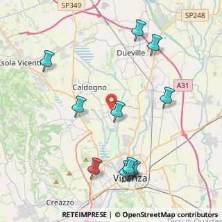 Mappa Via Delle Rose, 36030 Caldogno VI, Italia (4.76182)