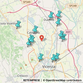 Mappa Via Delle Rose, 36030 Caldogno VI, Italia (4.06154)